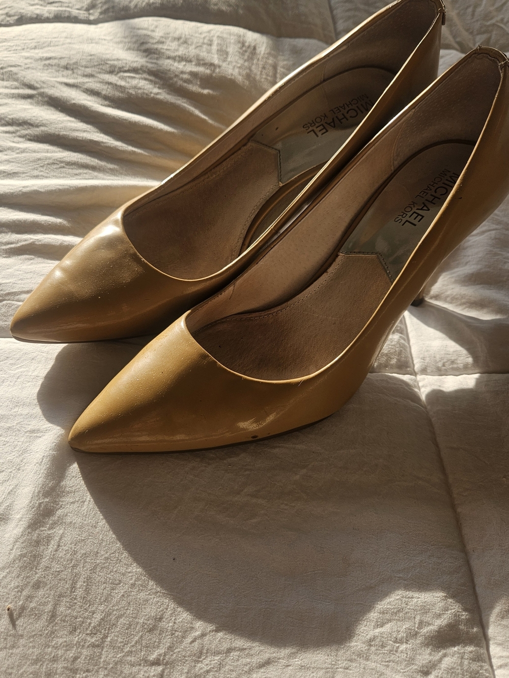 Michael Kors Nude Pointed-Toe Pumps - Women's